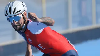 Hugo Ramírez aportó un bronce en el patinaje de velocidad panamericano