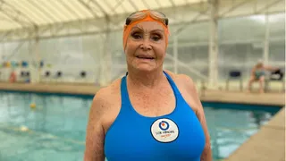 Chilena Eliana Busch se prepara para el Sudamericano de Natación Máster en Brasil