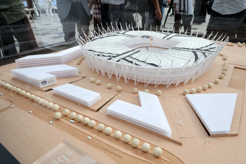 Maqueta del nuevo estadio Monumental / ©Javier Torres/Photosport.