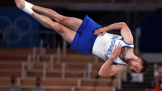 Artem Dolgopyat dio medalla de oro a Israel en la prueba de suelo en la gimnasia artística