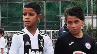 Hijo de Cristiano marcó cuatro goles mientras su padre enfrenta críticas por la sequía