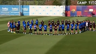 FC Barcelona realizó un minuto de silencio en honor a la hija de Luis Enrique