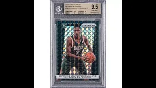 Lámina de novato de Giannis Antetokounmpo fue vendida por más de un millón de dólares