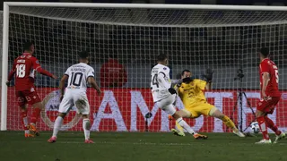 Paolo Guerrero anotó su primer gol oficial con Liga de Quito ante Ñublense en la Sudamericana