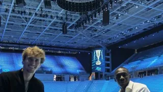 Famoso tiktoker Khaby Lame causó furor en el ATP Finals