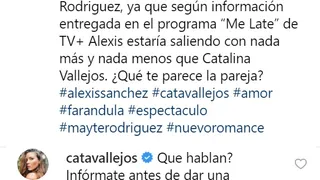 Catalina Vallejos desmintió supuesto romance con Alexis Sánchez