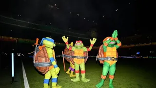 Las “Tortugas Ninja” presenciaron el buen papel de Alexis en el triunfo de Inter