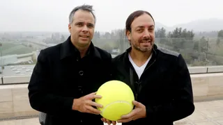 González y Massú analizaron el presente del tenis chileno en la presentación de su duelo de exhibición