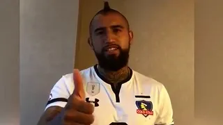 Arturo Vidal envió su arenga para el Superclásico: Mucha fuerza y arriba “Cacique”