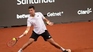 Tomás Barrios contó con una cuota de fortuna para meterse en semifinales del challenger de Trieste