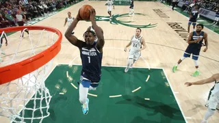 Los 40 puntos Antetokounmpo fueron insuficientes ante los sorpresivos Timberwolves