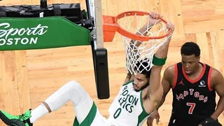 Jayson Tatum lideró con un doble-doble la victoria de Boston Celtics sobre Toronto Raptors