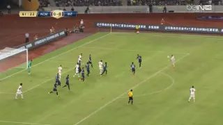 El impresionante golazo de Mexes en el clásico entre AC Milan e Inter en China