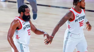 Harden lideró la ofensiva de Houston Rockets ante Los Lakers en la primera semifinal del Oeste