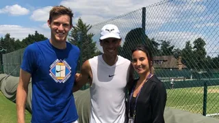 Rafael Nadal ensayó ante Nicolás Jarry su duelo contra Nick Kyrgios en Wimbledon