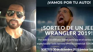 Daud Gazale se defendió por acusaciones de estafa en su fallida rifa por un Jeep Wrangler