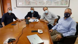 Martín Lasarte se reunió con Milad y Cagigao para planificar el cierre de las Clasificatorias