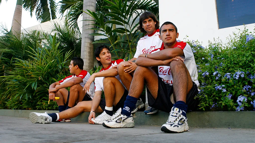Mati Fernández y Vidal en la previa de Venezuela Chile 2007 / Photosport