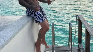 “Modo relax y feliz”: Las paradisiacas vacaciones de Arturo Vidal en las Maldivas