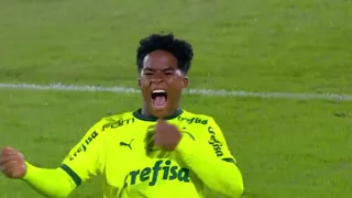 La celebración de Endrick que generó una pelea en duelo de Palmeiras y Liverpool de Uruguay