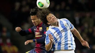 Manuel Iturra anotó en empate de Málaga ante Barcelona por la Copa del Rey