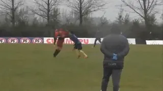 Jugadores de Ñublense y U. de Concepción pelearon durante partido amistoso