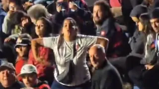 San Lorenzo anunció severo castigo a una hincha que hizo gestos racistas en duelo con Palmeiras