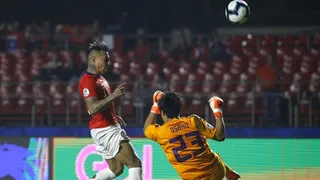 Eduardo Vargas anotó un golazo en el Morumbí y selló la goleada de Chile sobre Japón