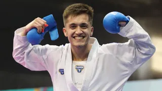 ¡Nuevo oro para el Team Chile! Matías Rodríguez se coronó en el karate de los Juegos Odesur