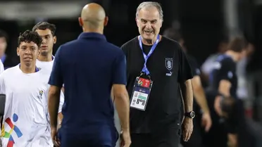 El cariñoso reencuentro de Marcelo Bielsa y Javier Mascherano en el Preolímpico