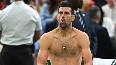 Novak Djokovic no tuvo ni que vestirse para avanzar a semifinales de Wimbledon