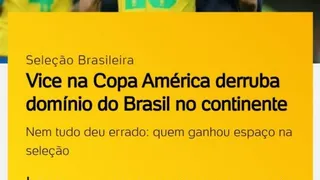 “Se derrumbó el dominio”: La reacción de la prensa brasileña tras la final perdida en Copa América
