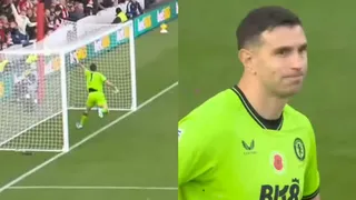 El increíble blooper de “Dibu” Martínez en la derrota de Aston Villa contra Nottingham