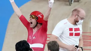 Dinamarca conquistó la medalla de oro en la madison masculina del ciclismo de pista