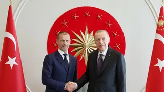 Infantino se reunió con el Presidente de Turquía antes de la final de la Champions