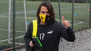 Fernández Vial regresó este lunes a las prácticas presenciales