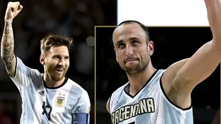 “Soy el ‘Manu’ del fútbol”: El mensaje de Messi a Ginóbili por su ingreso al Salón de la Fama de la NBA