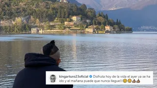 La reflexión de Arturo Vidal tras su intensa rutina dominical de trabajo