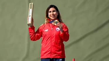 El momento en que Francisca Crovetto se hizo “inmortal” al colgarse su oro olímpico en París 2024