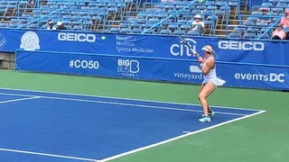 Alexa Guarachi tuvo un debut victorioso en el dobles del WTA de Washington