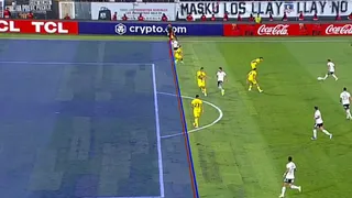 ¿Había offside? El gol anulado a Zavala ante Trinidense tras el chequeo del VAR