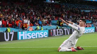 Alvaro Morata le dio vida a España ante Italia en semifinales de la Euro 2020