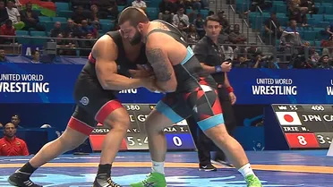 Yasmani Acosta perdió en el Repechaje del Mundial de lucha en Kazajistán