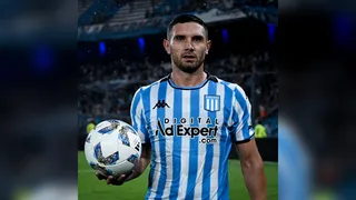 Adrián Martínez brilló con triplete en goleada de Racing a San Lorenzo