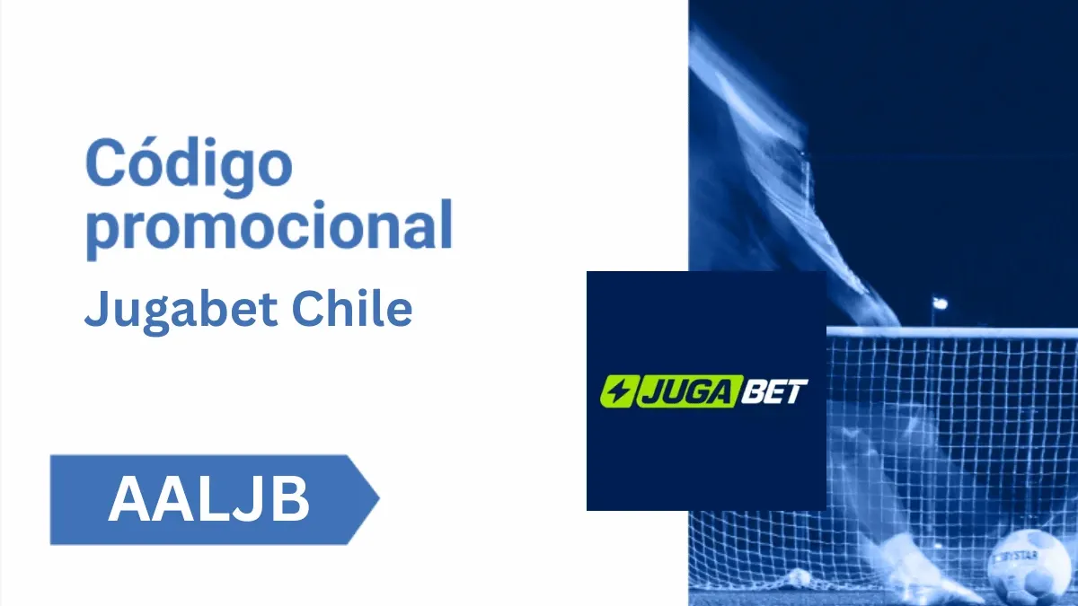 Imagen promocional de Jugabet mostrando códigos y soporte