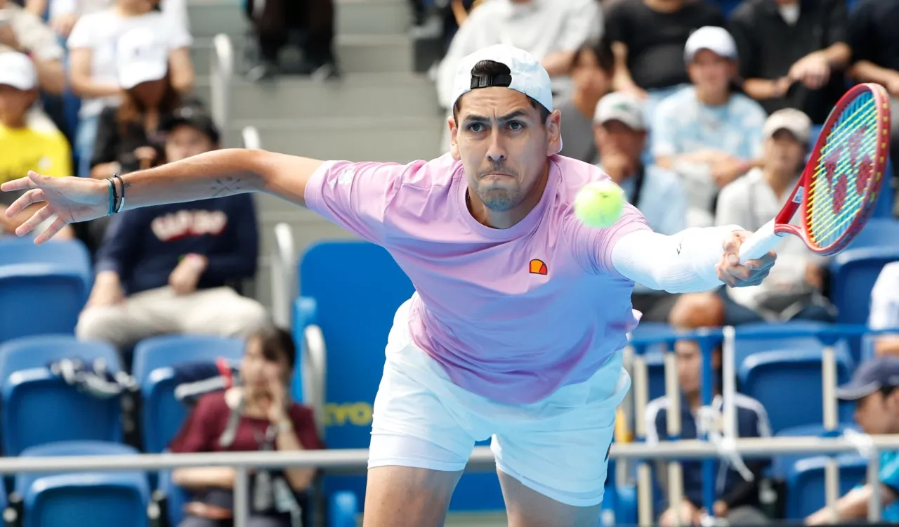 Alejandro Tabilo. El chileno viene de hacer segunda ronda en Tokio. ©Imago
