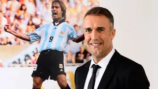 Gabriel Batistuta felicitó a Lionel Messi por igualarlo como goleador histórico de Argentina en Mundiales
