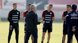 La selección chilena cerró su microciclo con una práctica este sábado