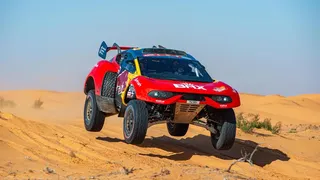 Sébastien Loeb logró su tercera victoria y ya está en el podio del Rally Dakar