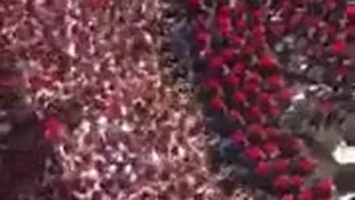 La locura generalizada en las calles de Croacia a horas de la final